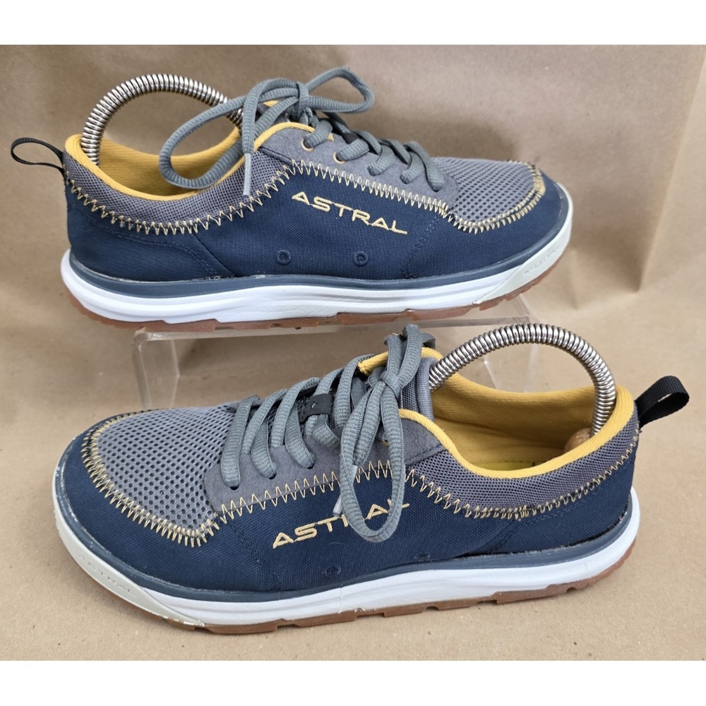 Astral Brewer 2.0 men size 9 navy blue mesh breathable hiking shoes